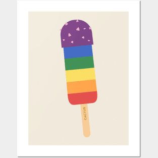 Pride Love Popsicle Posters and Art